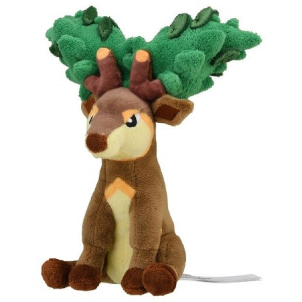 Officiële Pokemon center knuffel Pokemon fit Sawsbuck zomer 16cm 